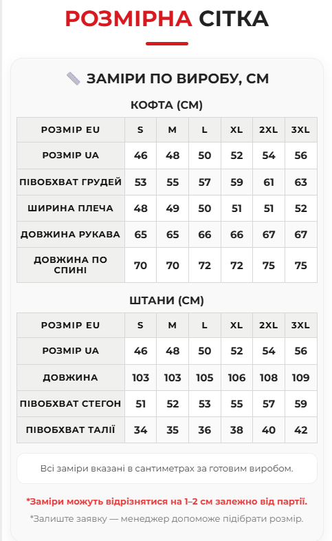 Універсальні спортивні костюми на флісі